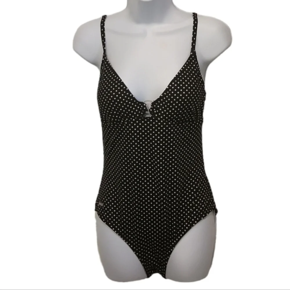 Speedo One Piece Polka Dot Swim Suit